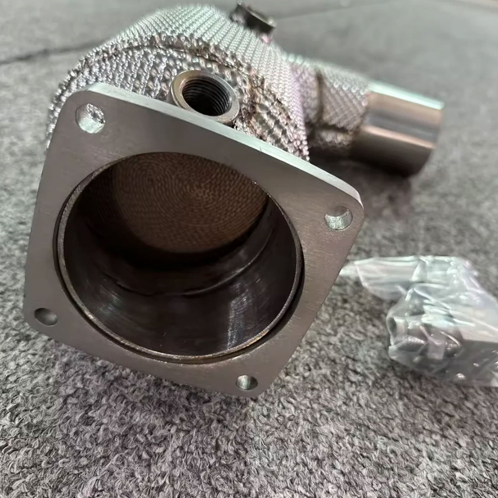 High Flow Catted 200 Cell Downpipes for Porsche 911 997.1 Turbo 3.6T - Bull Boost Performance