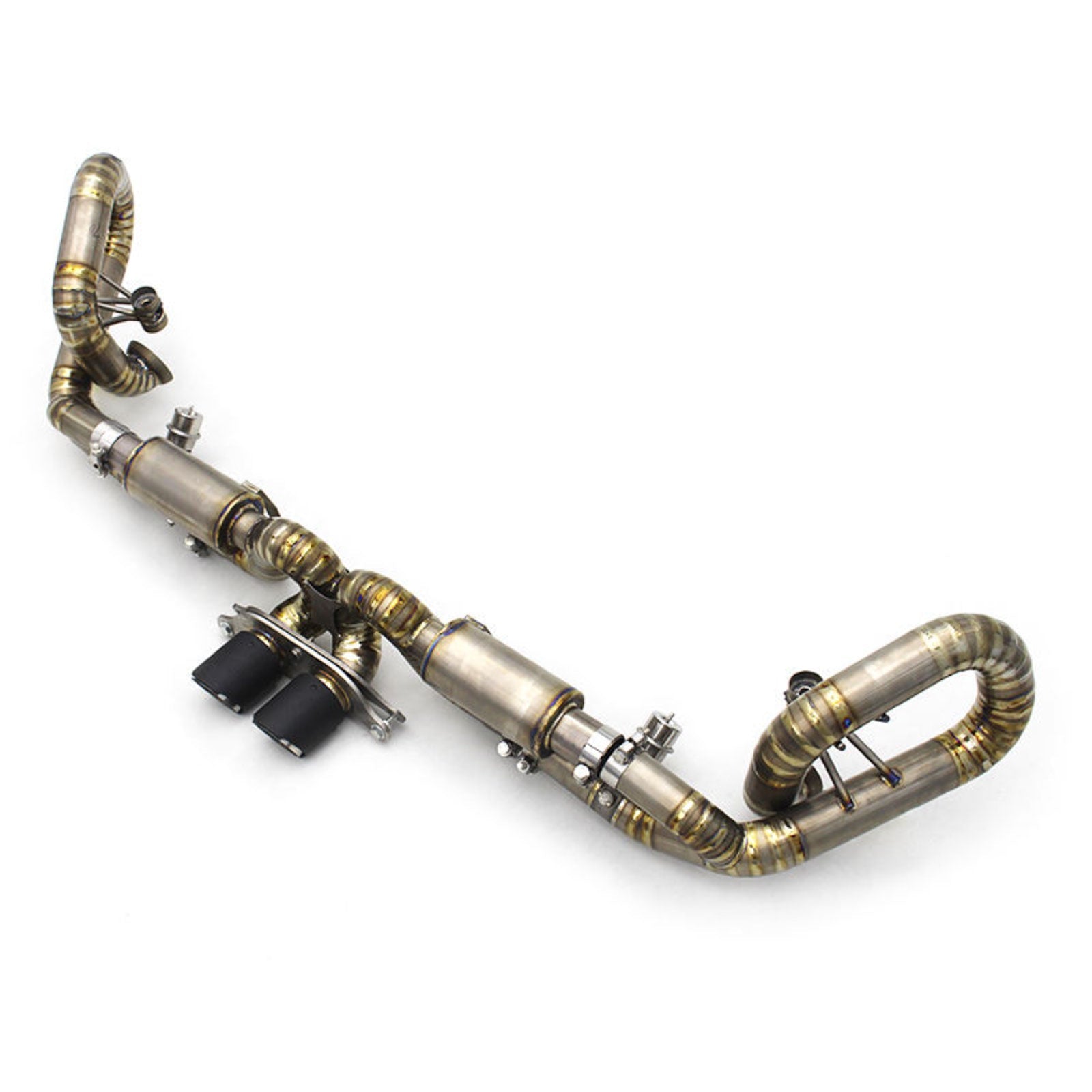 Titanium Valved Catback Exhaust for Porsche 911 991 991.1 991.2 GT3 4.0T - Bull Boost Performance