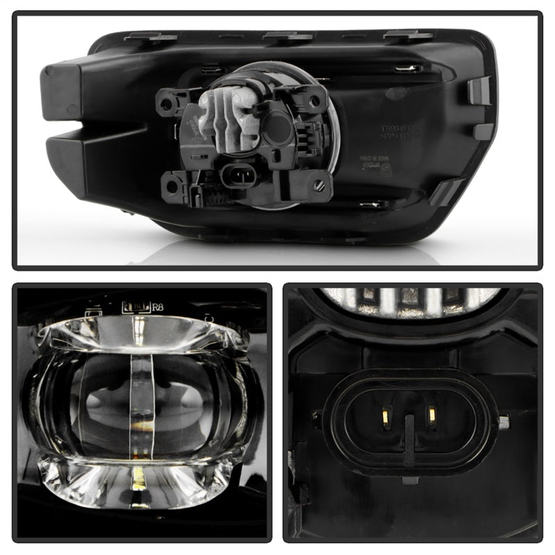 Spyder 24-26 Ford Ranger OEM Full LED Fog Lights w/Switch - Clear (FL-FR24-LED-C)