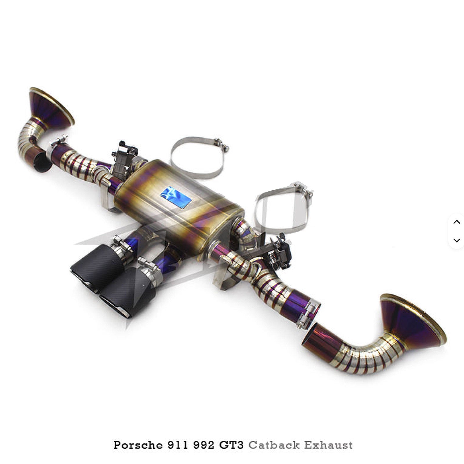 Titanium OEM Style Catback Exhaust for Porsche 992 992.1 992.2 GT3 RS GT3RS 4.0 - Bull Boost Performance
