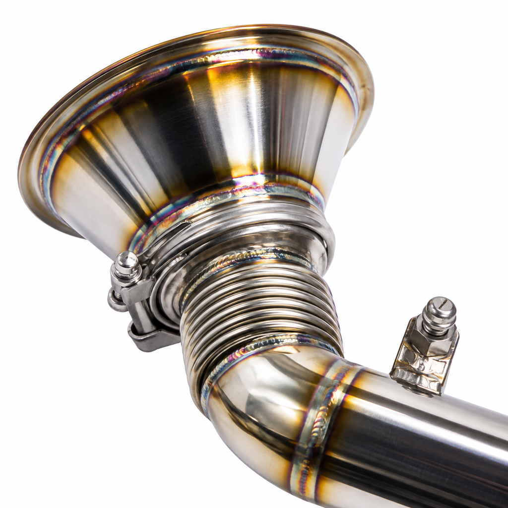 Titanium Valved Catback Exhaust for Porsche 992 992.1 992.2 GT3 RS GT3RS 4.0 by Stratec Systems