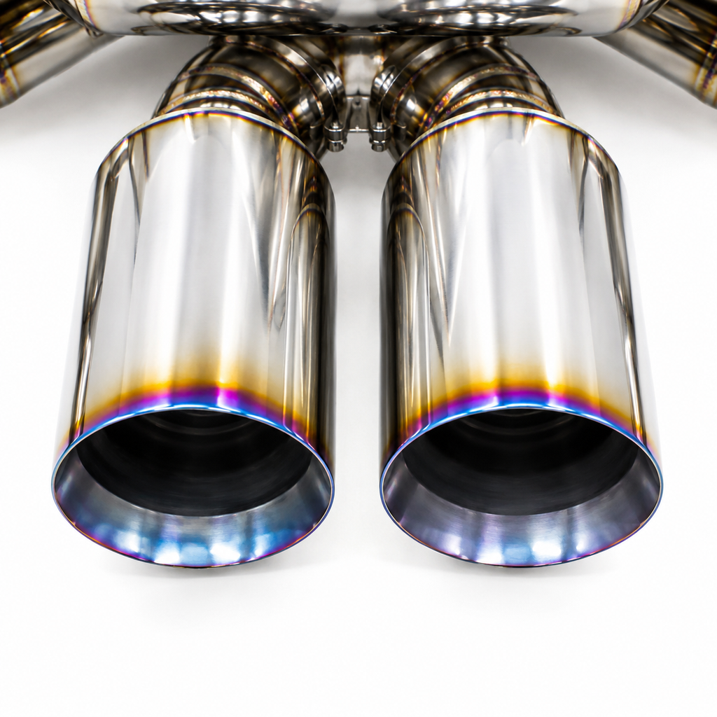 Titanium Valved Catback Exhaust for Porsche 992 992.1 992.2 GT3 RS GT3RS 4.0 by Stratec Systems