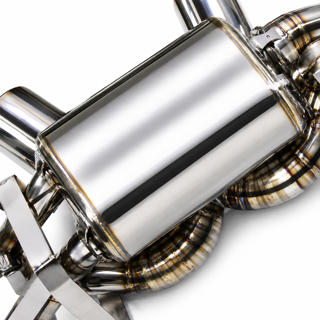 Titanium Valved Catback Exhaust for Porsche 992 992.1 992.2 GT3 RS GT3RS 4.0 by Stratec Systems