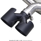 304ss Valved Catback Exhaust for Porsche 911 997.1 997.2 Carrera 4S - Bull Boost Performance