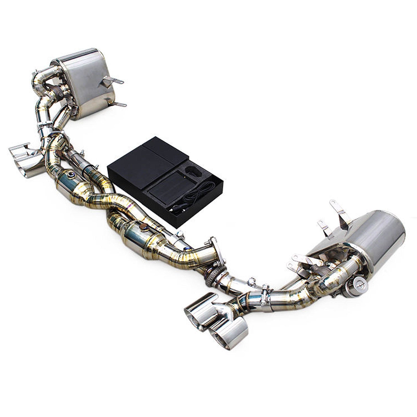 Titanium Valved Catback Exhaust for Porsche 911 997.1 997.2 Carrera 4S - Bull Boost Performance