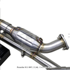 304ss Valved Catback Exhaust for Porsche 911 997.1 997.2 Carrera 4S - Bull Boost Performance