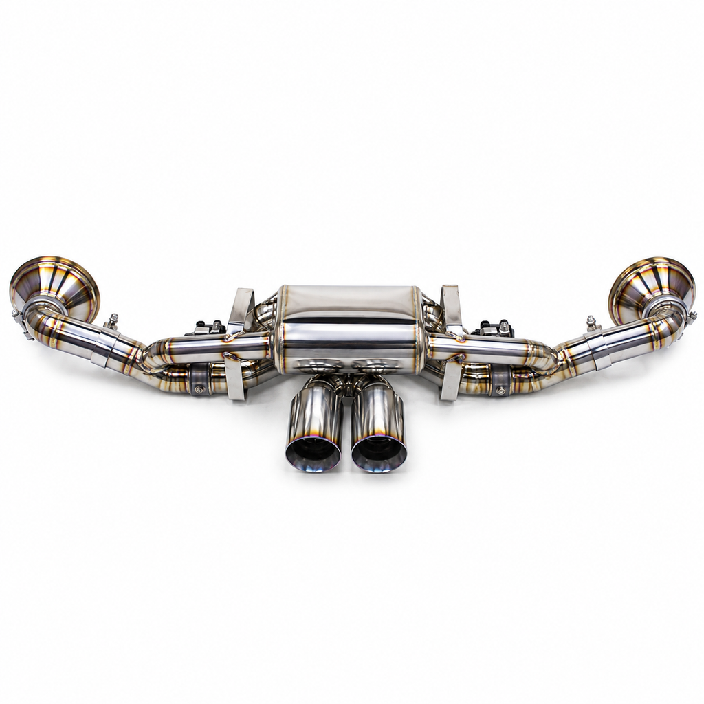 Titanium Valved Catback Exhaust for Porsche 992 992.1 992.2 GT3 RS GT3RS 4.0 by Stratec Systems