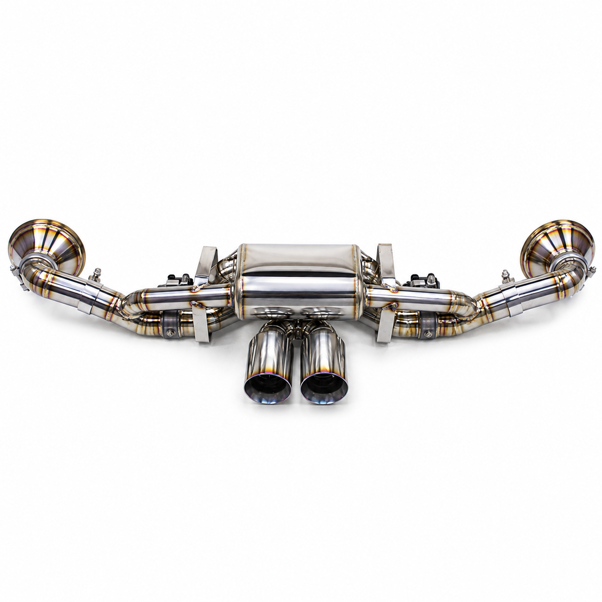 Titanium Valved Catback Exhaust for Porsche 992 992.1 992.2 GT3 RS GT3RS 4.0 by Stratec Systems