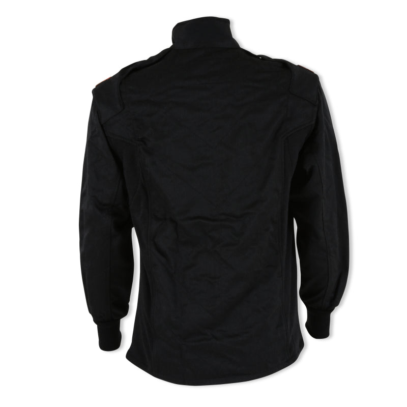 RaceQuip Black Chevron-5 Jacket SFI-5 - Medium
