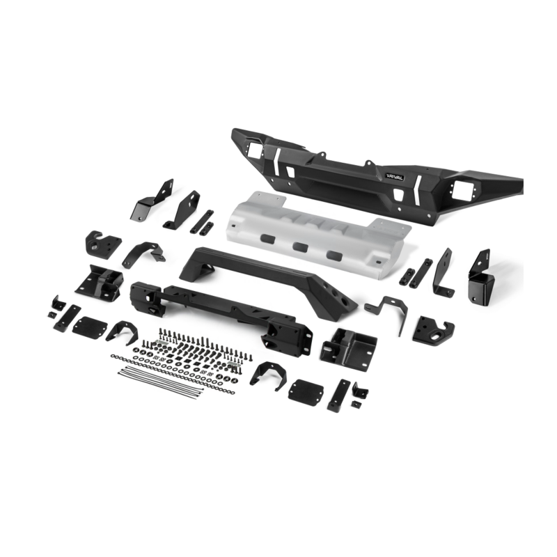 Rival 2018-2026 Jeep Wrangler JL 2020-2026 Jeep Gladiator Front Full-Width Aluminum Bumper