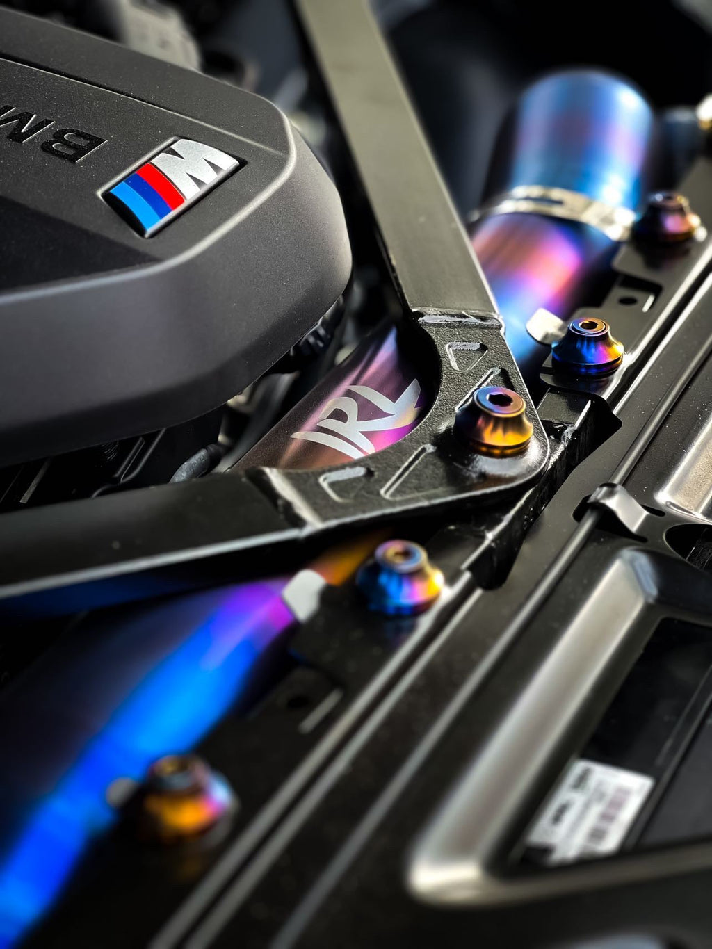 IRL BMW G8x Titanium Front Mount Intakes