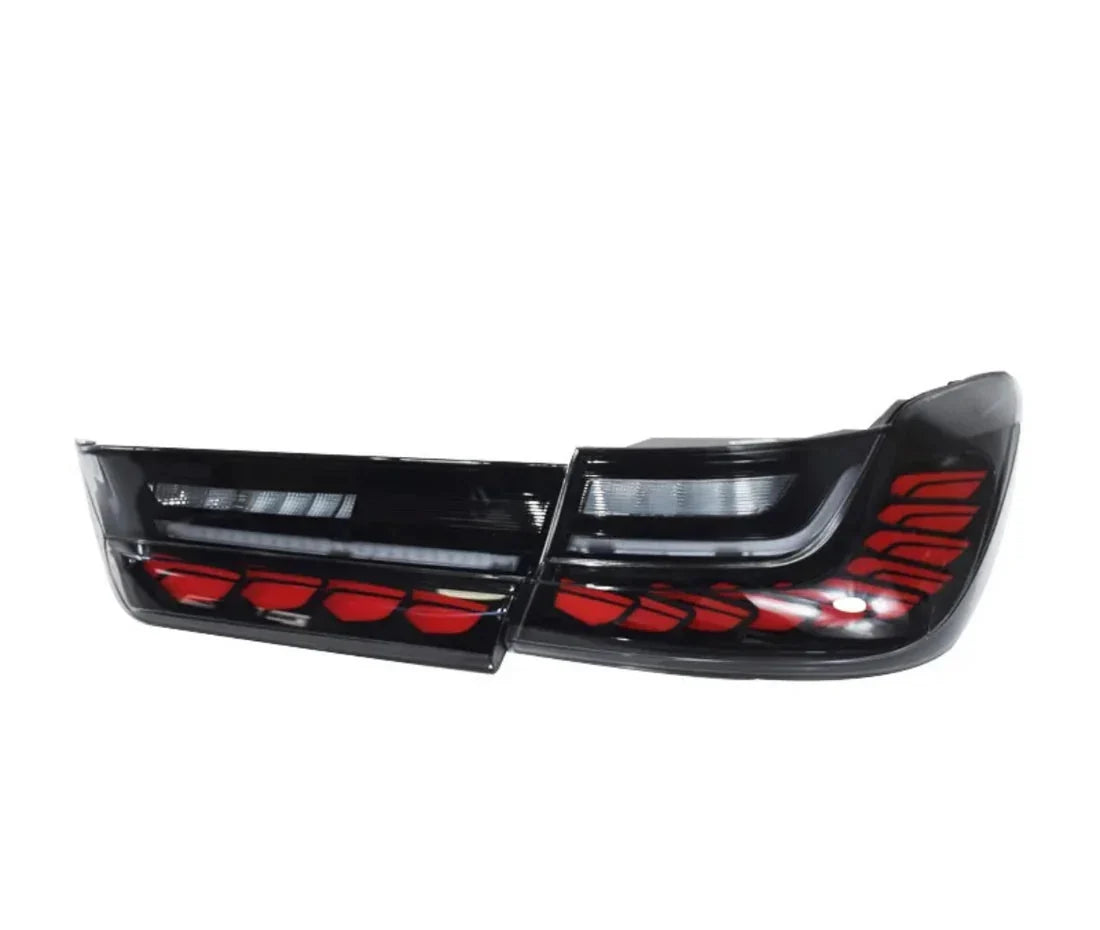 GTS OLED Tail Lights for BMW G20 3 Series & G80 M3 (Cherry Red / Smoked)