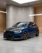 Carbon Fiber Front Bumper Lip for Audi A3 S-Line 8V Hatch 2014-2016