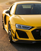 Audi R8 V10 GT / Performance Coupe 4S Gen 2 Facelift Dry Carbon Fiber Front Bumper Canards 2022 - 2023