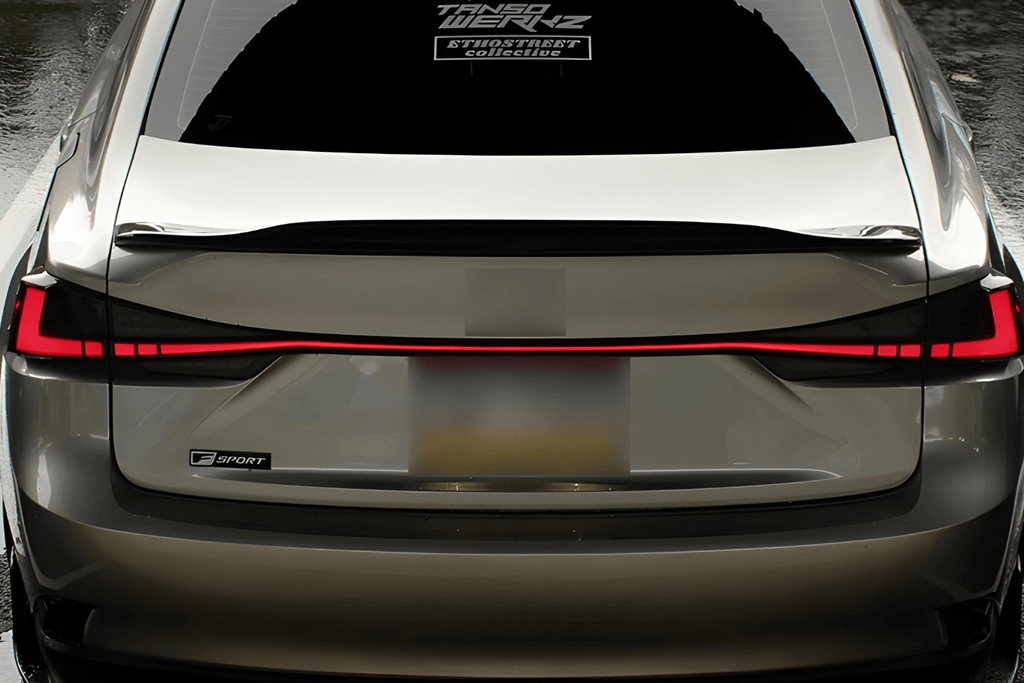 Lexus IS 300h Modern Tail Light Upgrade (RGB Color Changing) LED Tail Lights (2014-2020)