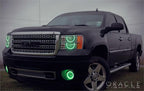 Oracle 08-13 GMC Sierra LED Round Ring Headlight Halo Kit - UV/Purple