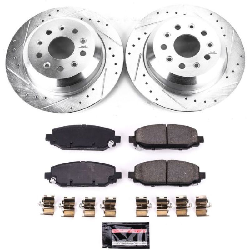 Power Stop 18-19 Jeep Wrangler Rear Z23 Evolution Sport Brake Kit