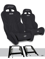 PRP Seats Can-Am Maverick X3/R XCR Suspension Seats Mount & Slider Kit (Pair) - Black