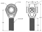 Ridetech Universal R-Joint 8-Pack (4 RH Threaded & 4 Weld-On R-Joints)