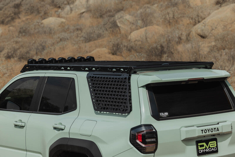 DV8 25-26 Toyota 4Runner Exterior Window Molle for DV8 Roof Rack - Driver