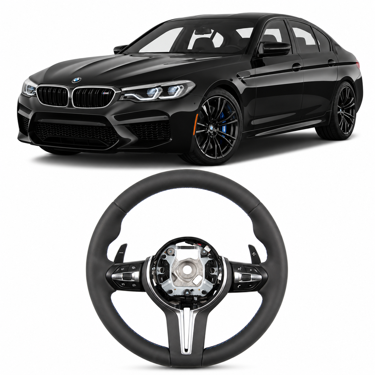 BMW M5/M6/M8 F10/F90/F06/F12/F13/F91/F92/F93 M Performance Steering Wheel