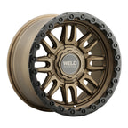 Weld Off-Road Swift 17x9in - 8x170 BP - ET-12 - 125.1mm CB - Satin Bronze Wheel & Black Ring