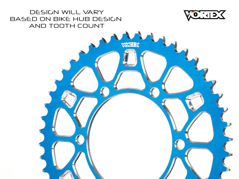 Vortex Racing V4 48 Tooth 530 Rear Sprocket - Blue