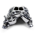 Edelbrock Pontiac 326-455 Performer RPM Intake Manifold - Chrome Plasma Finish