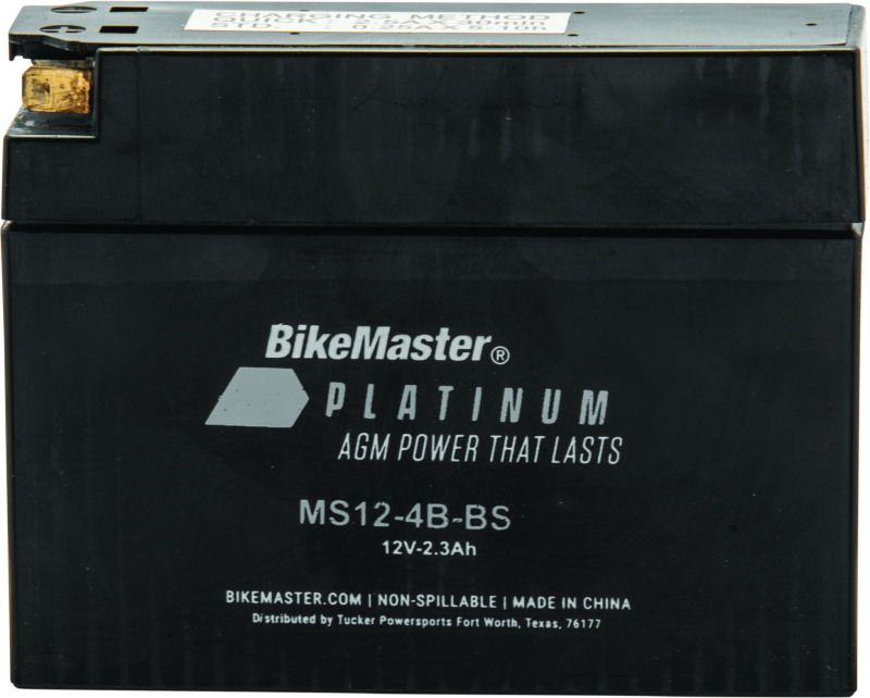 BikeMaster AGM Battery - MS12-4B-BS