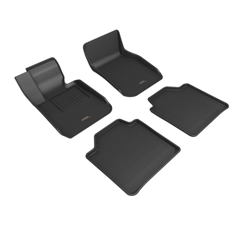 3D MAXpider 2013-2019 BMW 3 Series Gran Turismo F34 Kagu 1st & 2nd Row Floormats - Black