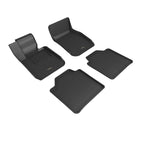 3D MAXpider 2013-2019 BMW 3 Series Gran Turismo F34 Kagu 1st & 2nd Row Floormats - Black