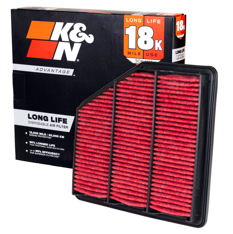 K&N Advantage Air Filter 18K Miles Nissan Altima L4-2.5L F/I 2019-2025