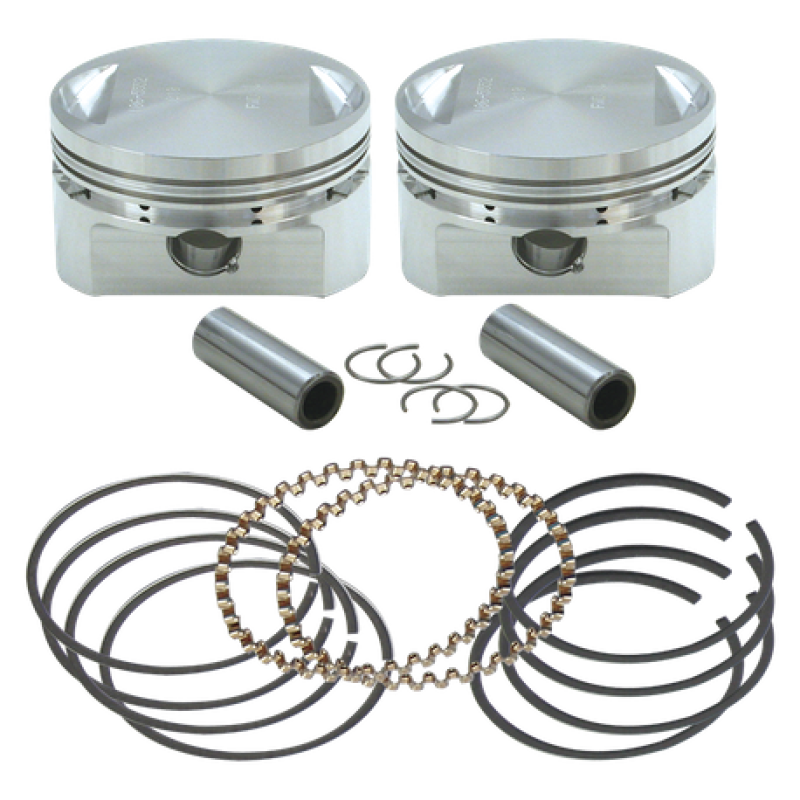 S&S Cycle 84-99 BT 3-1/2in .010in Bore Forged Stroker Piston Kit