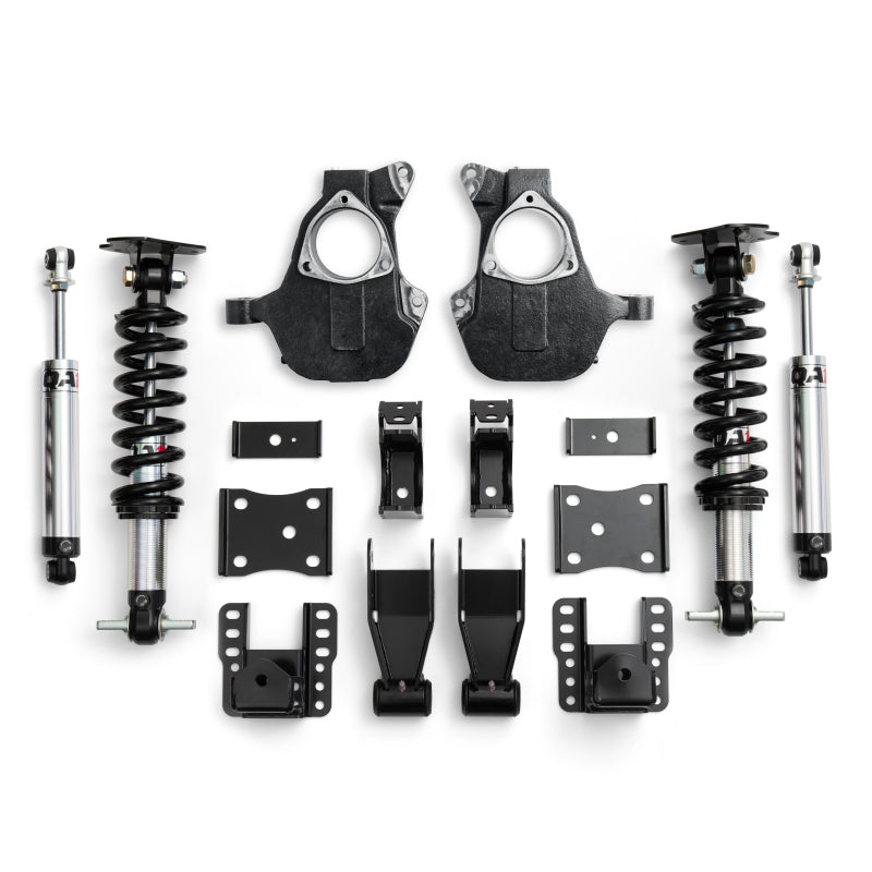 QA1 14-18 Chevrolet Silverado 2WD Lowering Kit w/ Spindles Single Adjustable 4in-6in