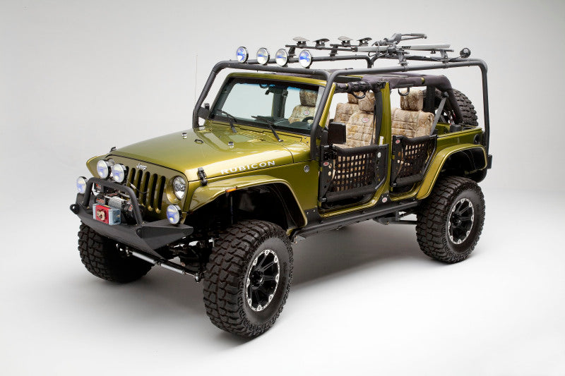 Body Armor 4x4 07-18 Jeep Wrangler JK 4 Door Cargo Roof Rack Box 2 Of 2