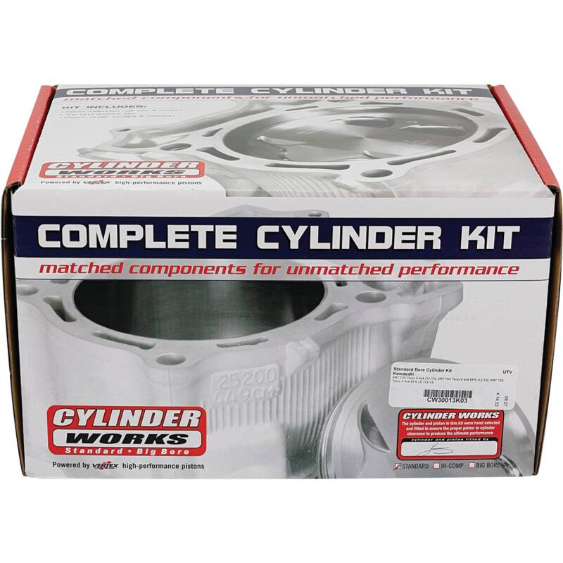 Cylinder Works 12-13 Kawasaki KRT 750 Teryx 4 4x4 750cc STD Bore High Comp Cylinder Kit 11.5:1 Comp