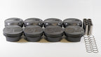 Mahle Chevy Big Block 600cid 4.605Bore 4.5Stk 6.385Rod 0.990Pin Forged Dome PowerPak Pistons