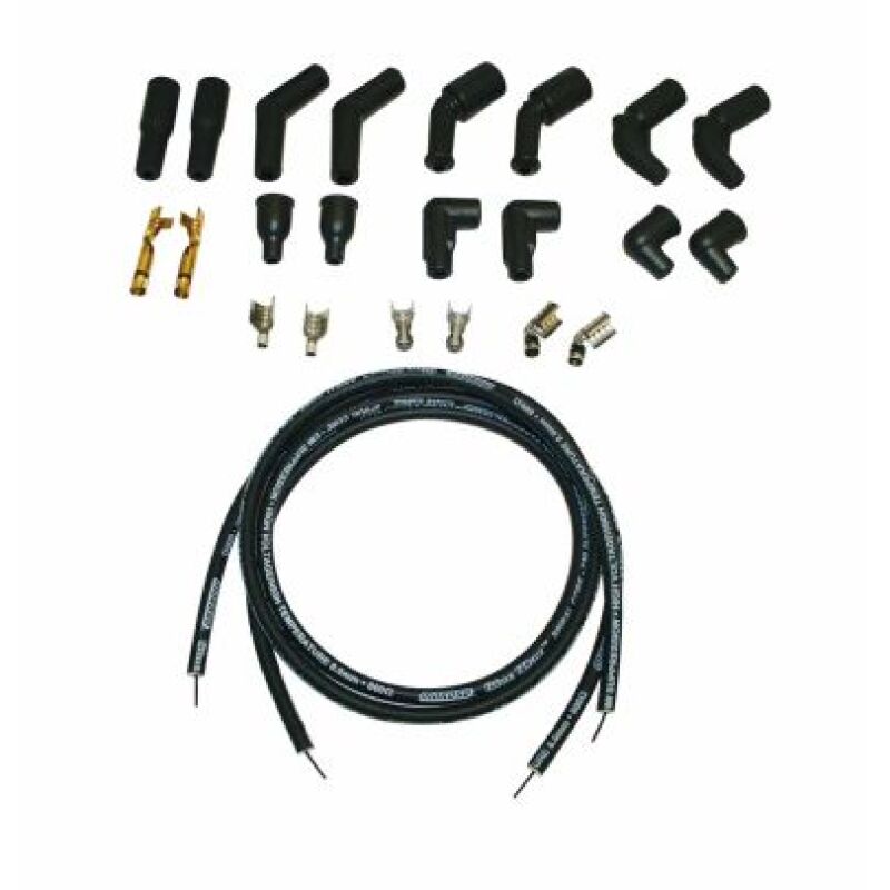 Moroso 78-15 Harley-Davidson Universal Spiral Core Wire Set - Black