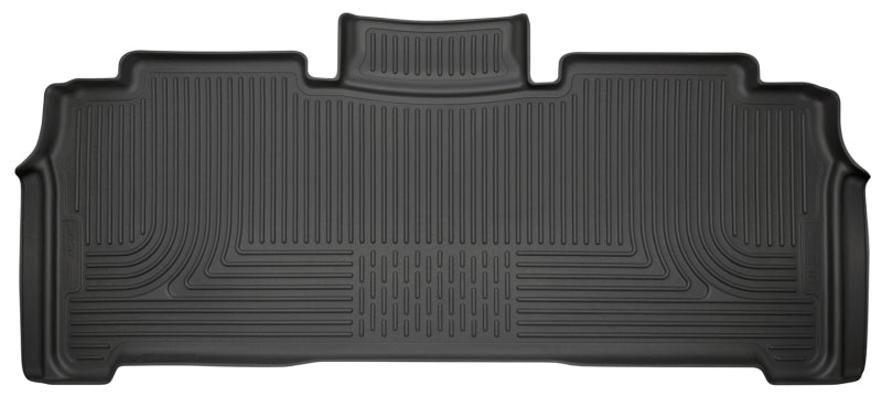 Husky Liners 2017 Chrysler Pacifica (Stow and Go) WeatherBeater 2nd Row Black Floor Liners