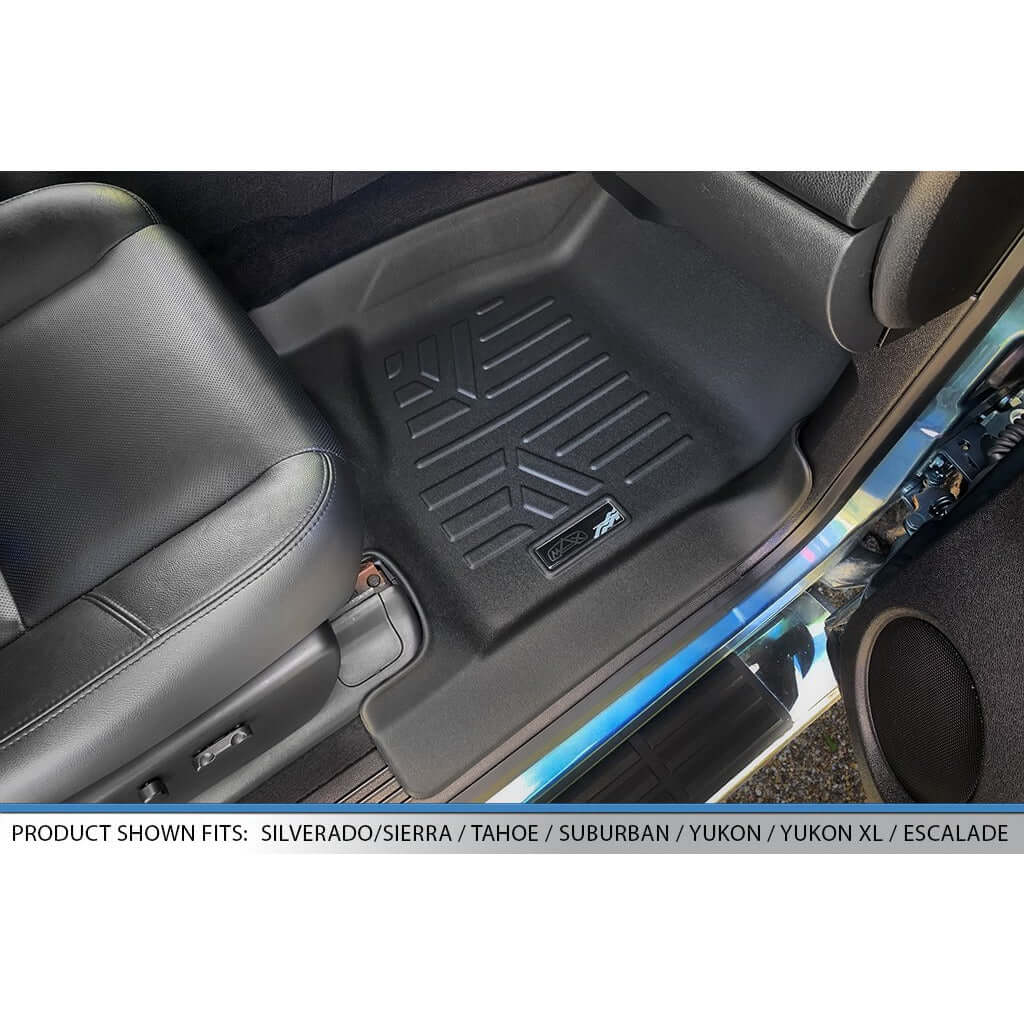 SMARTLINER Custom Fit Floor Liners For 2007-2013 Silverado/Sierra 1500/2500/3500 HD Extended Cab