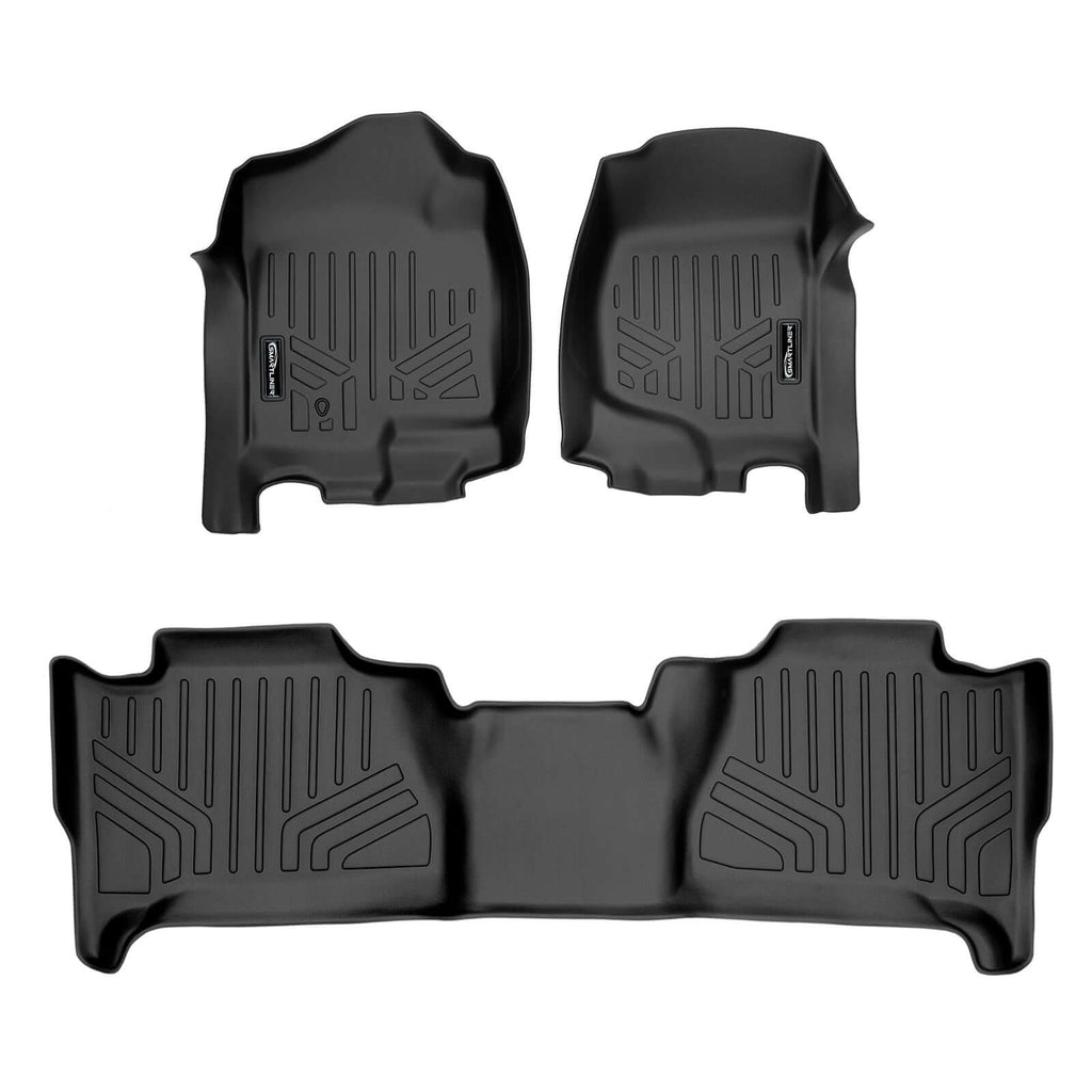 SMARTLINER Custom Fit Floor Liners For 2007-2014 Cadillac Escalade (No Hybrid Models)