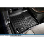 SMARTLINER Custom Fit Floor Liners For 2009-2010 Ford F-150 SuperCrew Cab
