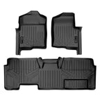 Smart Trim™ Custom Fit Floor Liners For 2009-2010 Ford F-150 SuperCab Non Flow-Through Center Console