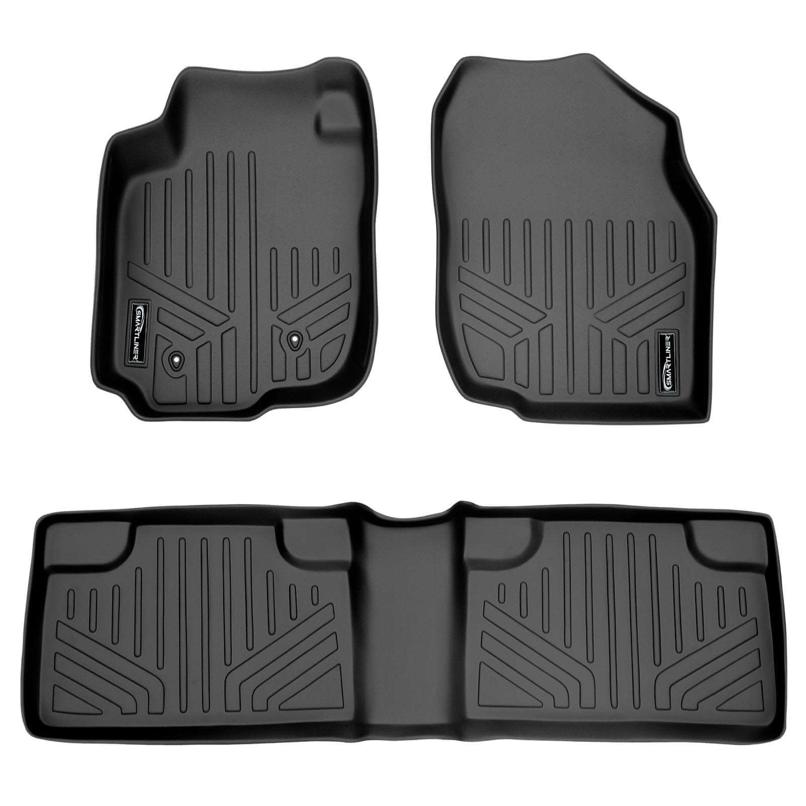 SMARTLINER Custom Fit Floor Liners For 2006-2012 Toyota RAV4 (without 3rd Row Seat)