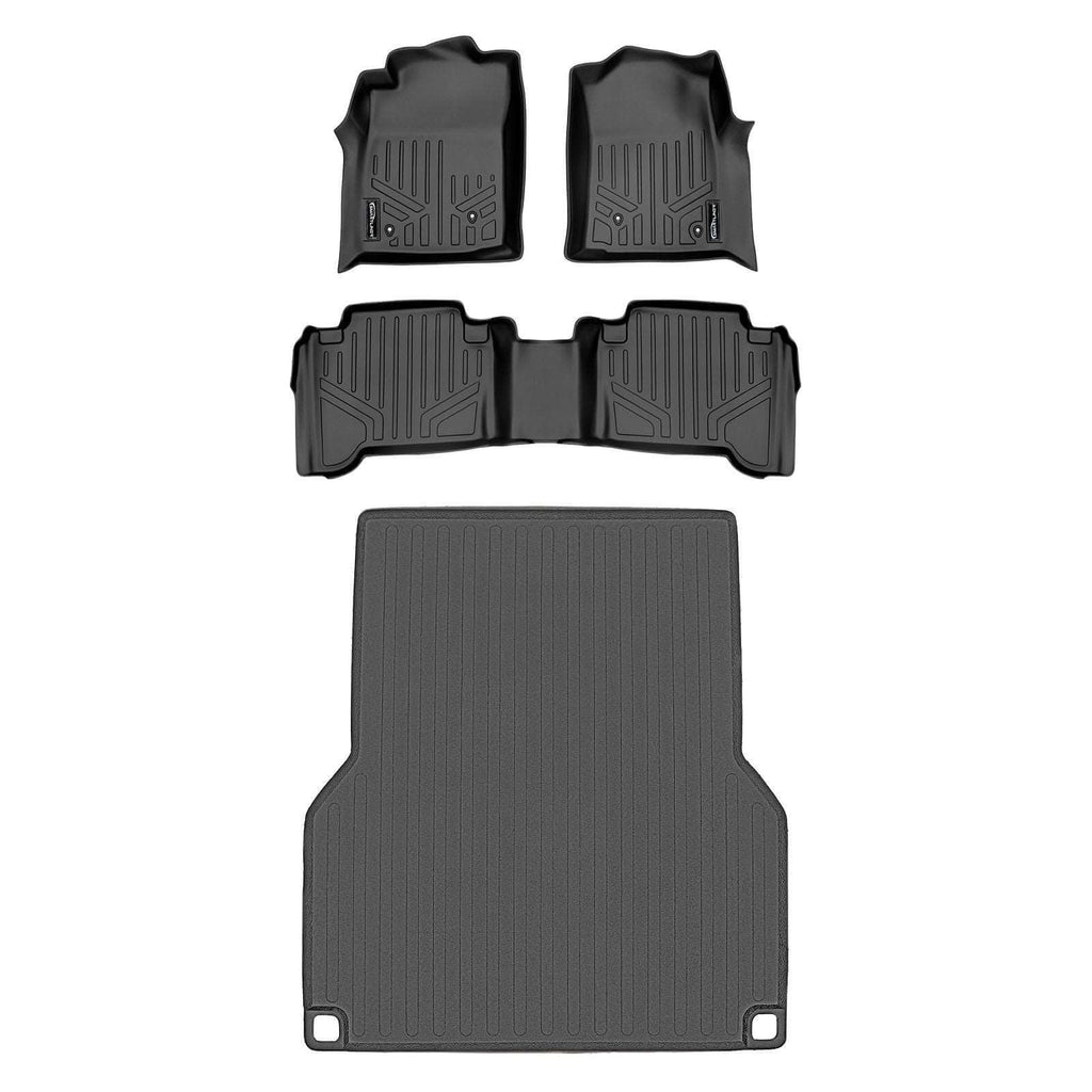 SmartCoverage™ Custom Fit Floor Liners For 2005-2011 Toyota Tacoma Double Cab (No Manuals)