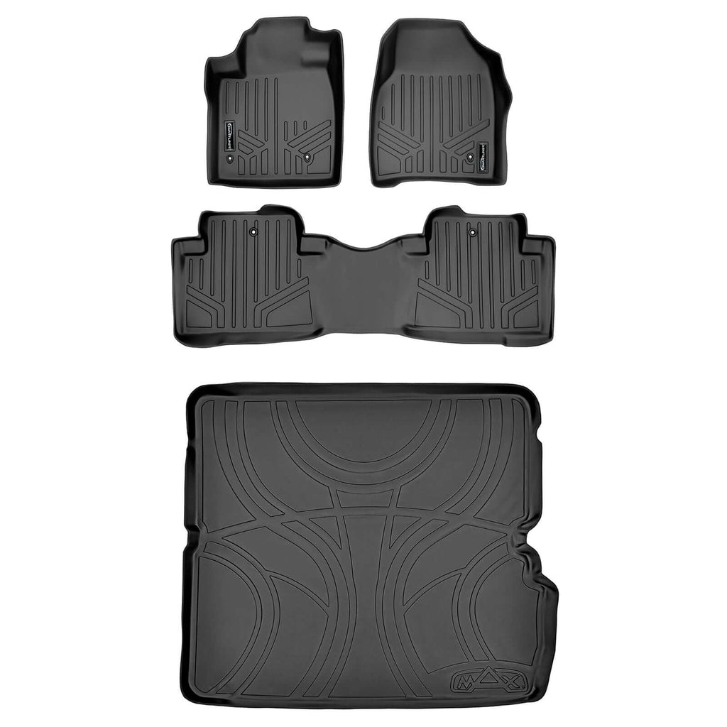 SMARTLINER Custom Fit Floor Liners For 2009-2015 Honda Pilot