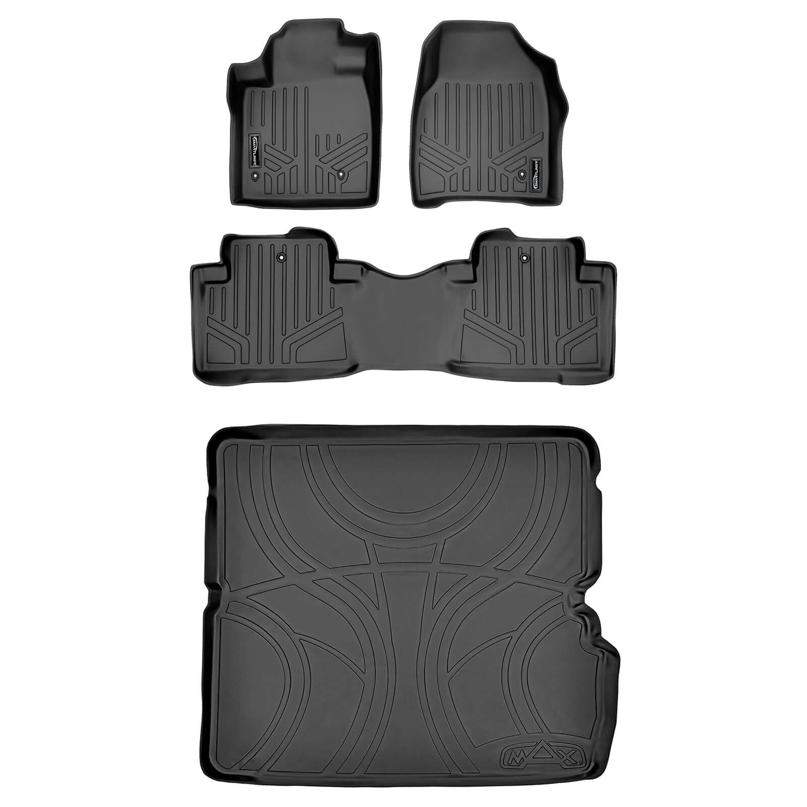 SMARTLINER Custom Fit Floor Liners For 2009-2015 Honda Pilot