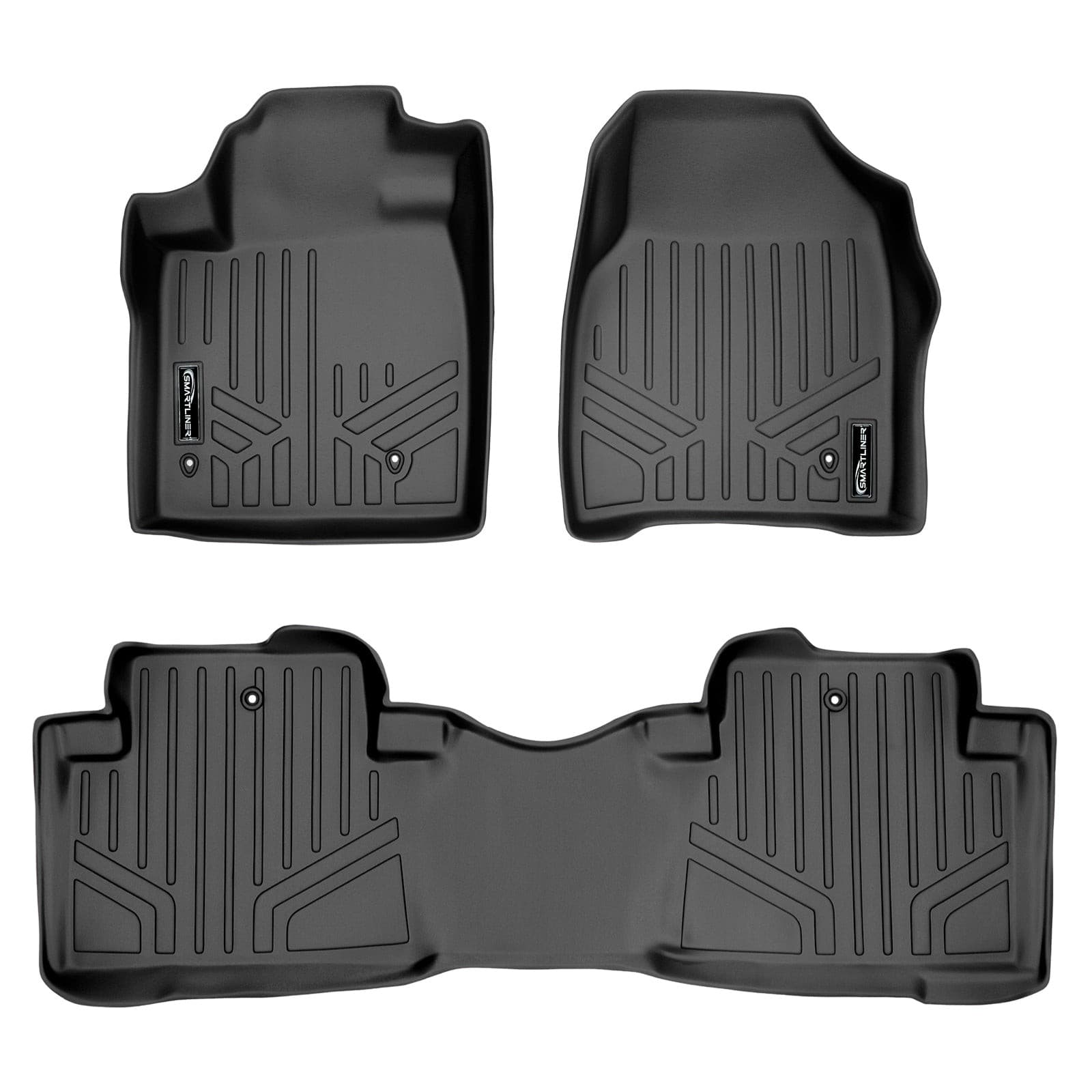 SMARTLINER Custom Fit Floor Liners For 2009-2015 Honda Pilot