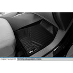 SMARTLINER Custom Fit Floor Liners For 2008-2013 Toyota Highlander (Hybrid Only)