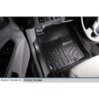 SMARTLINER Custom Fit Floor Liners For 2012-2015 Toyota Tacoma (Regular Cab)